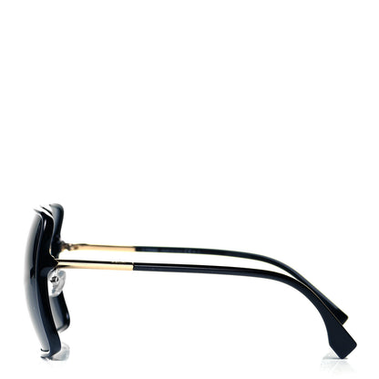 Fendi Square Sunglasses FF 0402/S Black 3 of 7