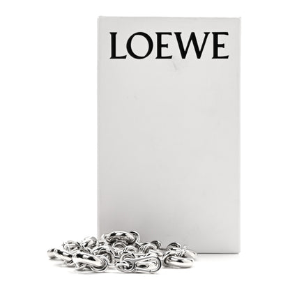 Loewe Brass Donut Chain Shoulder Strap Silver 5 of 5