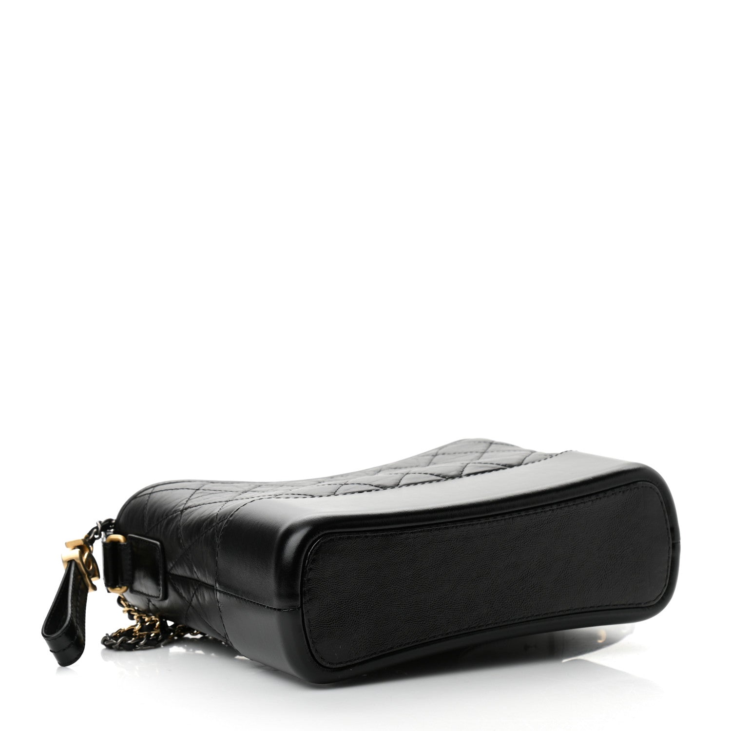 Chanel Aged Calfskin Quilted New Medium Gabrielle Hobo Black 4 of 10