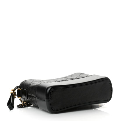 Chanel Aged Calfskin Quilted New Medium Gabrielle Hobo Black 4 of 10