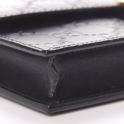 Gucci Guccissima Icon Chain Wallet Black 8 of 11