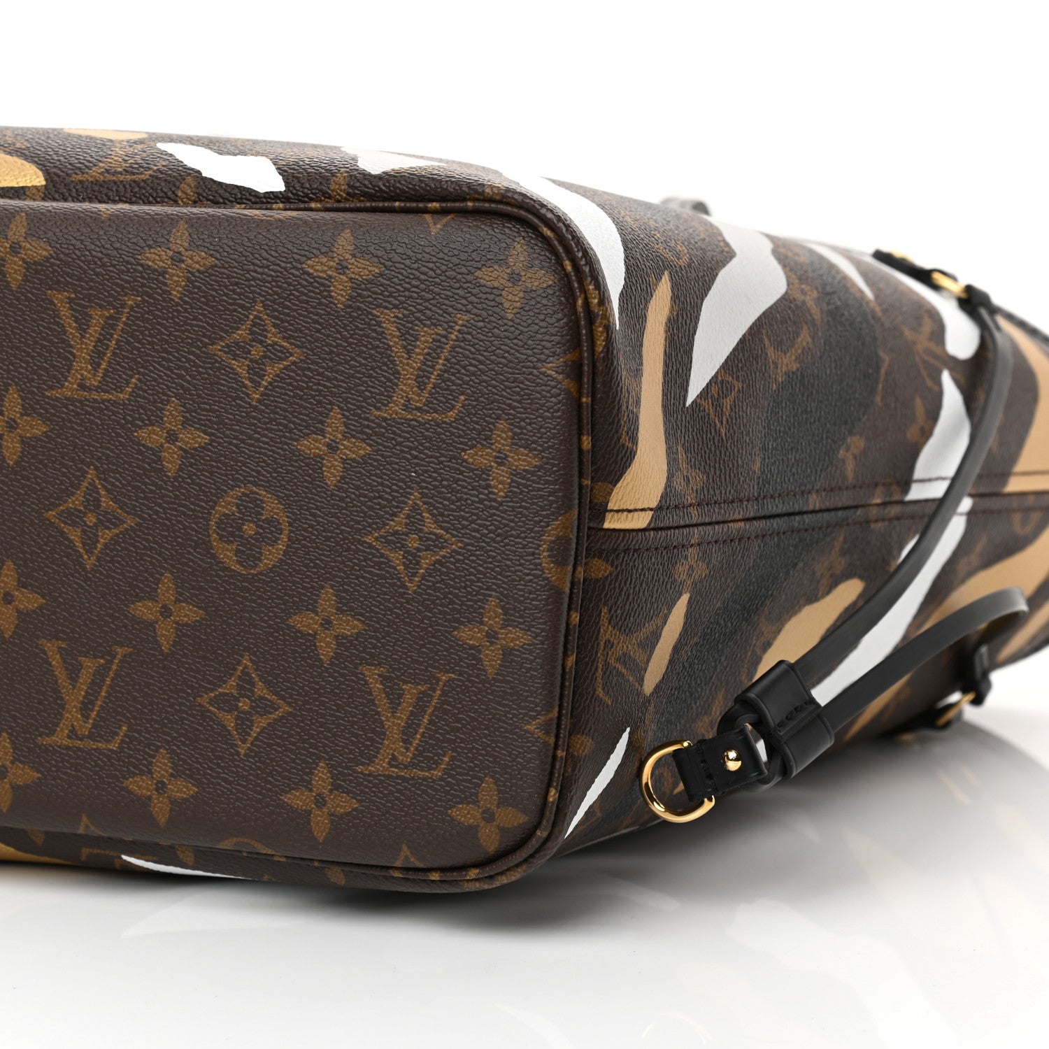 Louis Vuitton X LOL Monogram Neverfull MM Gold Silver 19 of 21