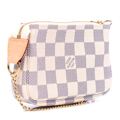 Louis Vuitton Damier Azur Mini Pochette Accessories 2 of 4