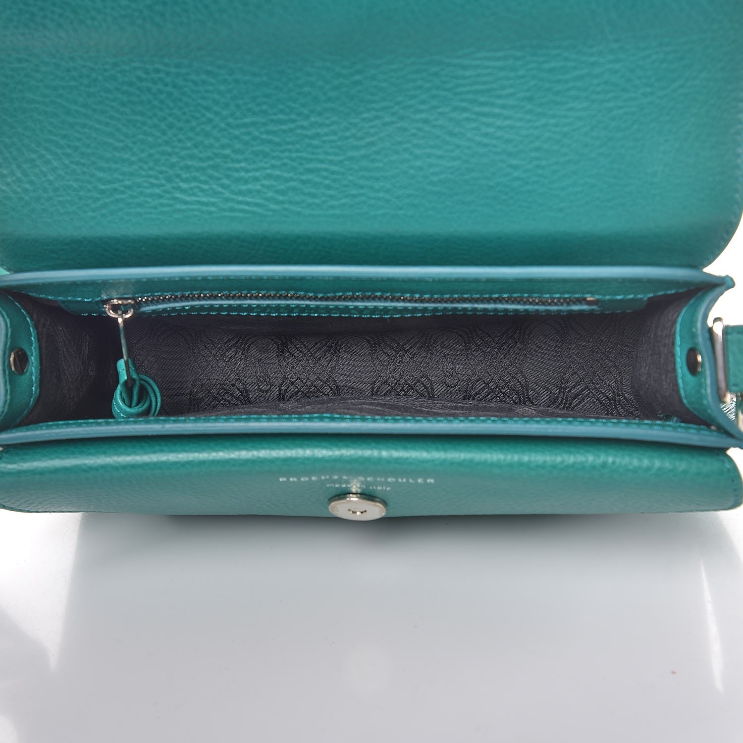 Proenza Schouler Calfskin Mini PS11 Classic Shoulder Bag Emerald 5 of 9