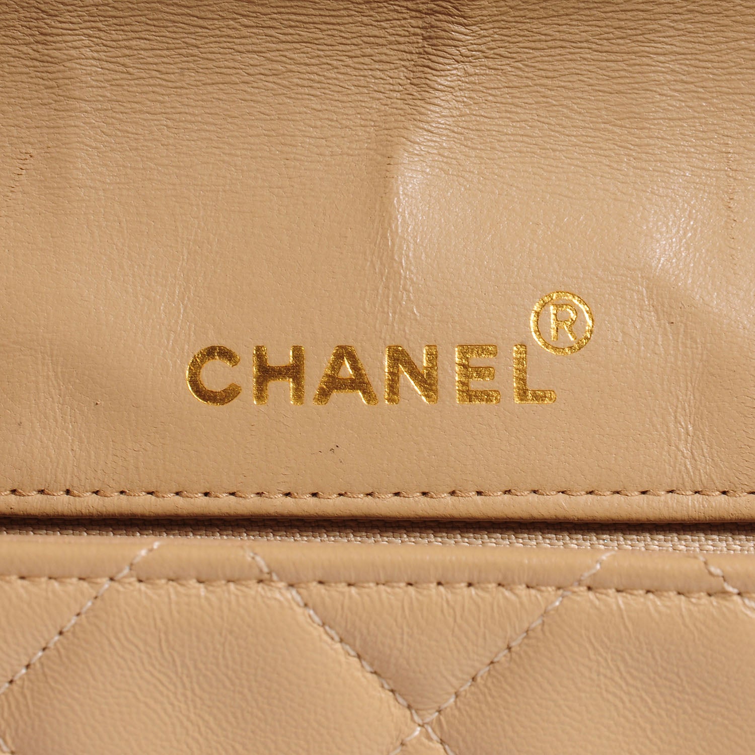 Chanel Lambskin Medium Single Flap Beige 8 of 9
