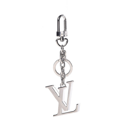 Louis Vuitton LV Facettes Bag Charm Key Holder Silver 1 of 2