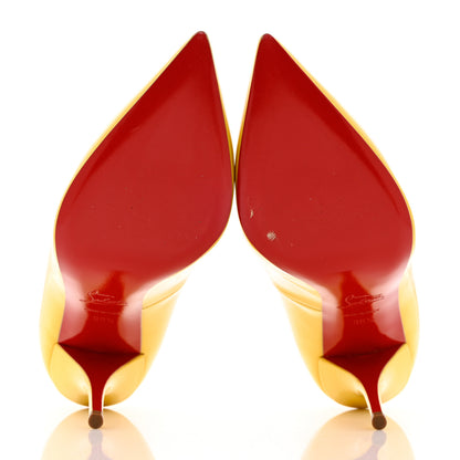 Christian Louboutin Patent Batignolles 100 Pumps 39.5 Canari 5 of 8