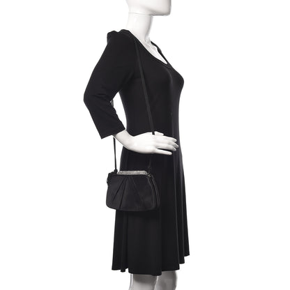 Judith Leiber Satin Crystal Evening Bag Black 2 of 10