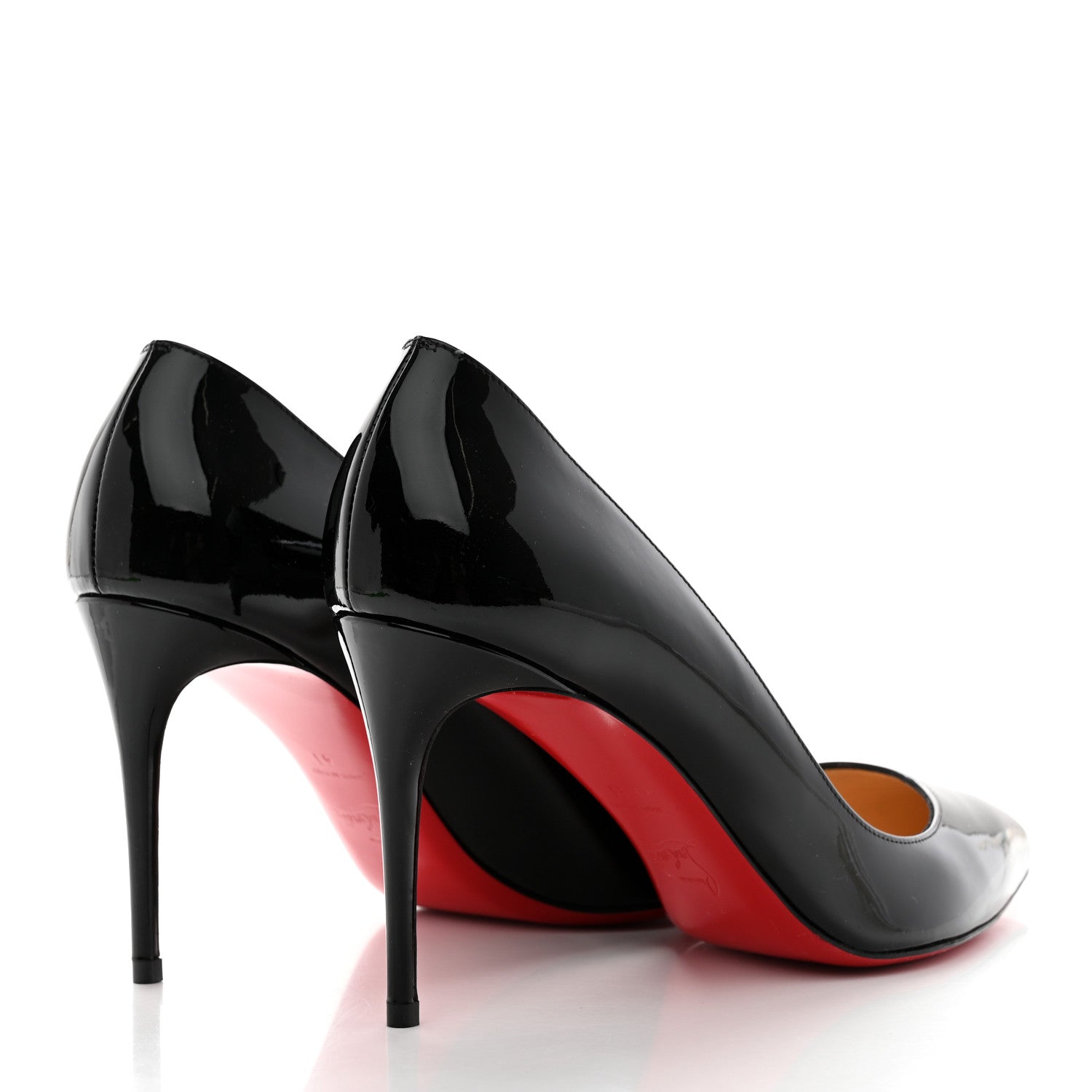 Christian Louboutin Patent Pigalle Follies 85 Pumps 41 Black 4 of 11