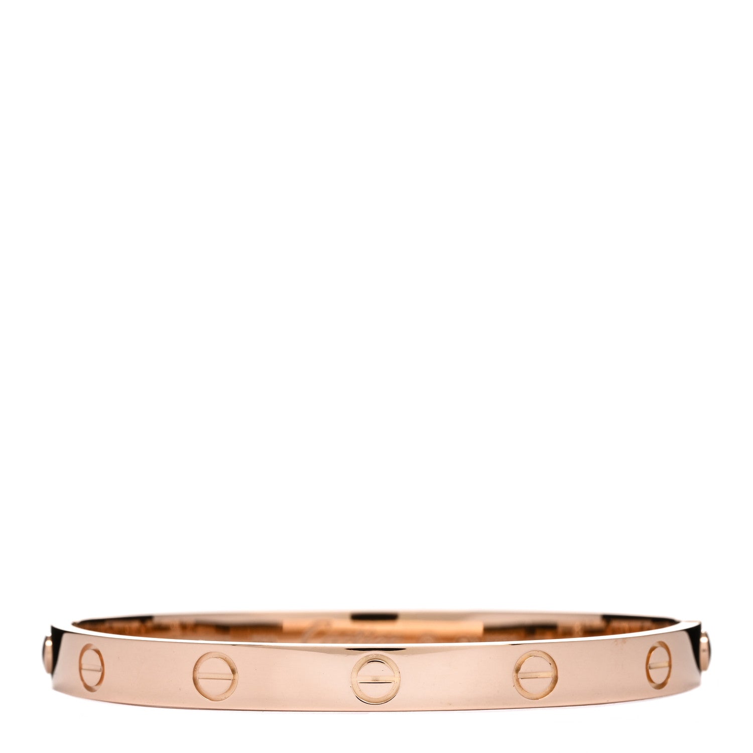 Cartier 18K Pink Gold LOVE Bracelet 17 1 of 5