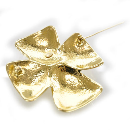 Chanel CC Brooch Gold 4 of 5