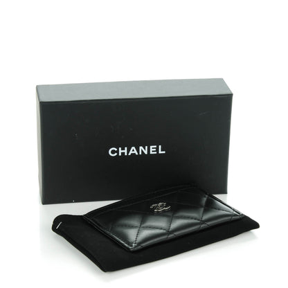 Chanel Lambskin Quilted Card Holder Black 4 of 8