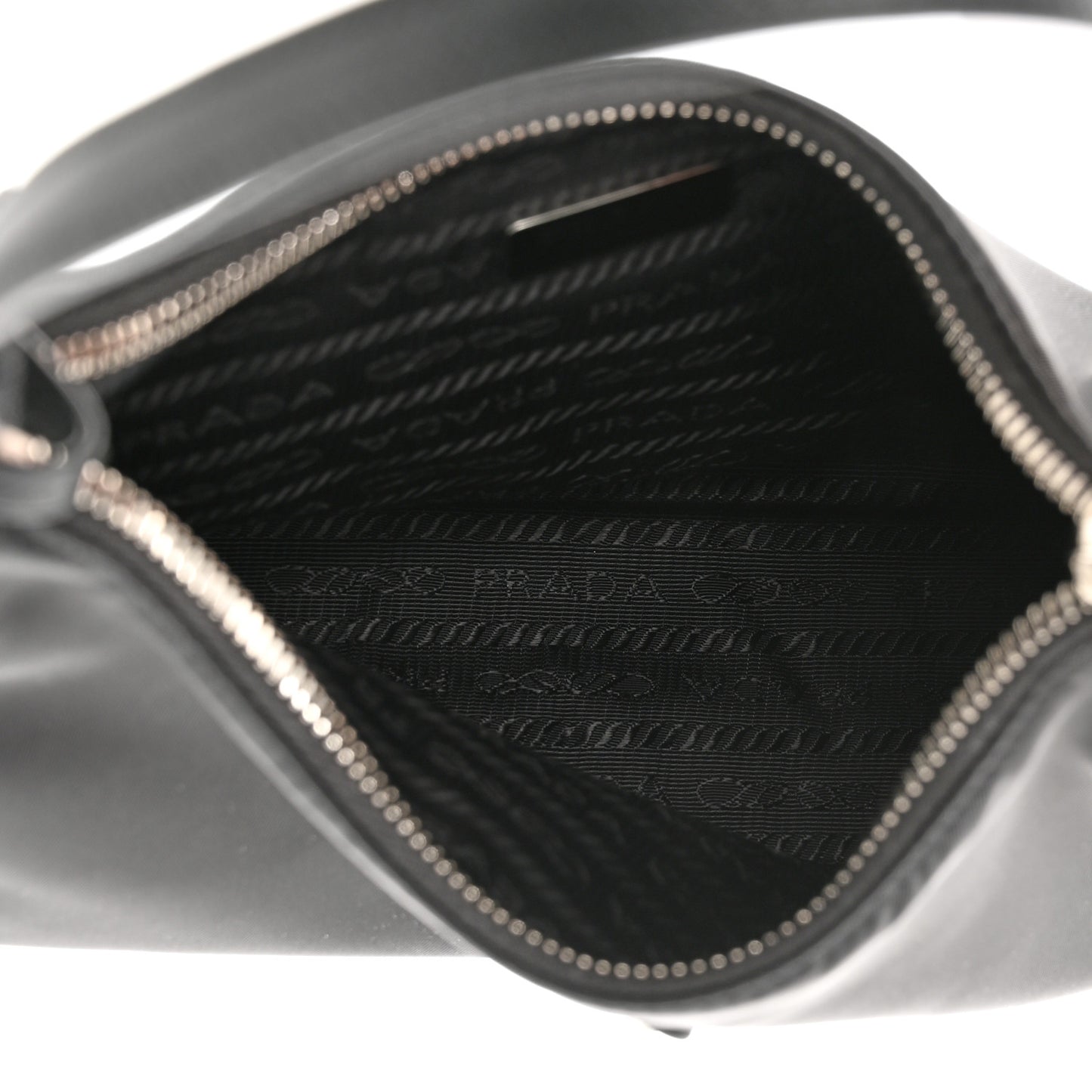 Tessuto Nylon Saffiano Mini Re-Edition 2005 Bag Black