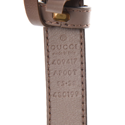 Gucci Calfskin Double G 20mm Belt 95 38 Porcelain Rose 4 of 6