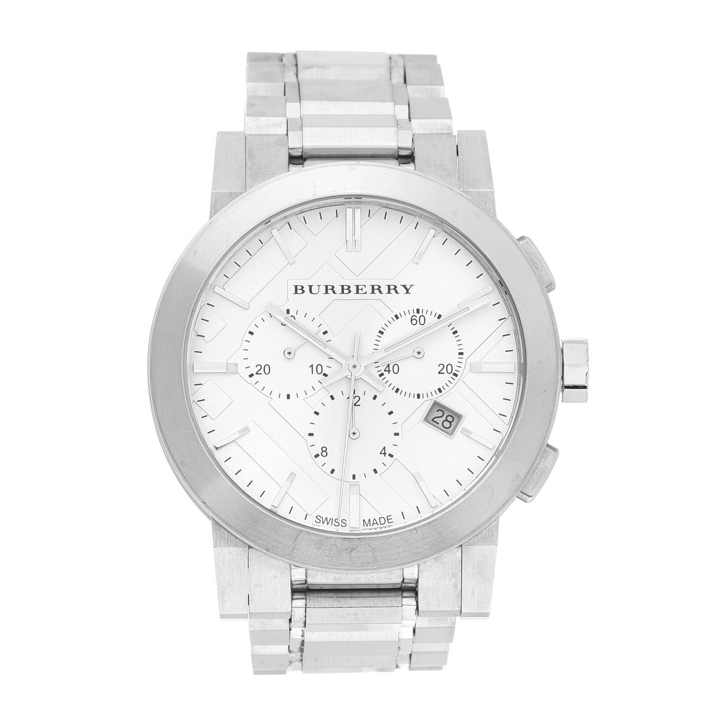 Stainless Steel 42mm Chronograph Quartz Watch BU9350