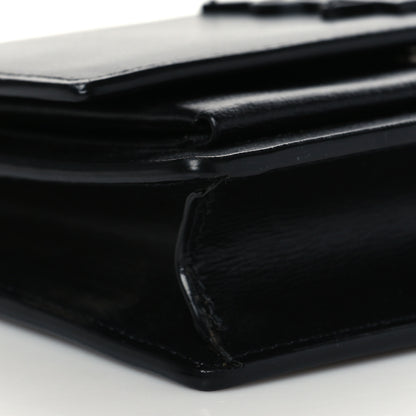 Saint Laurent Calfskin Monogram Sunset Chain Wallet Black 8 of 10