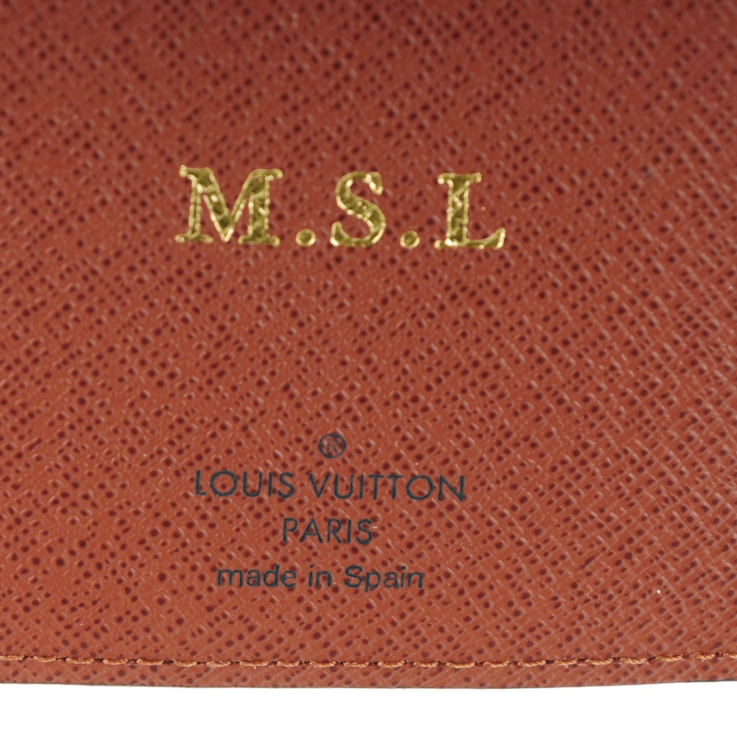 Monogram Pocket Agenda Cover