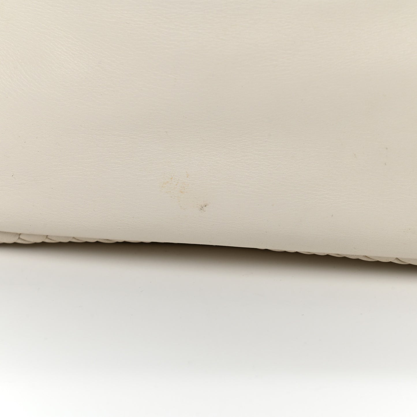 Calfskin Britt Medium Shoulder Bag White