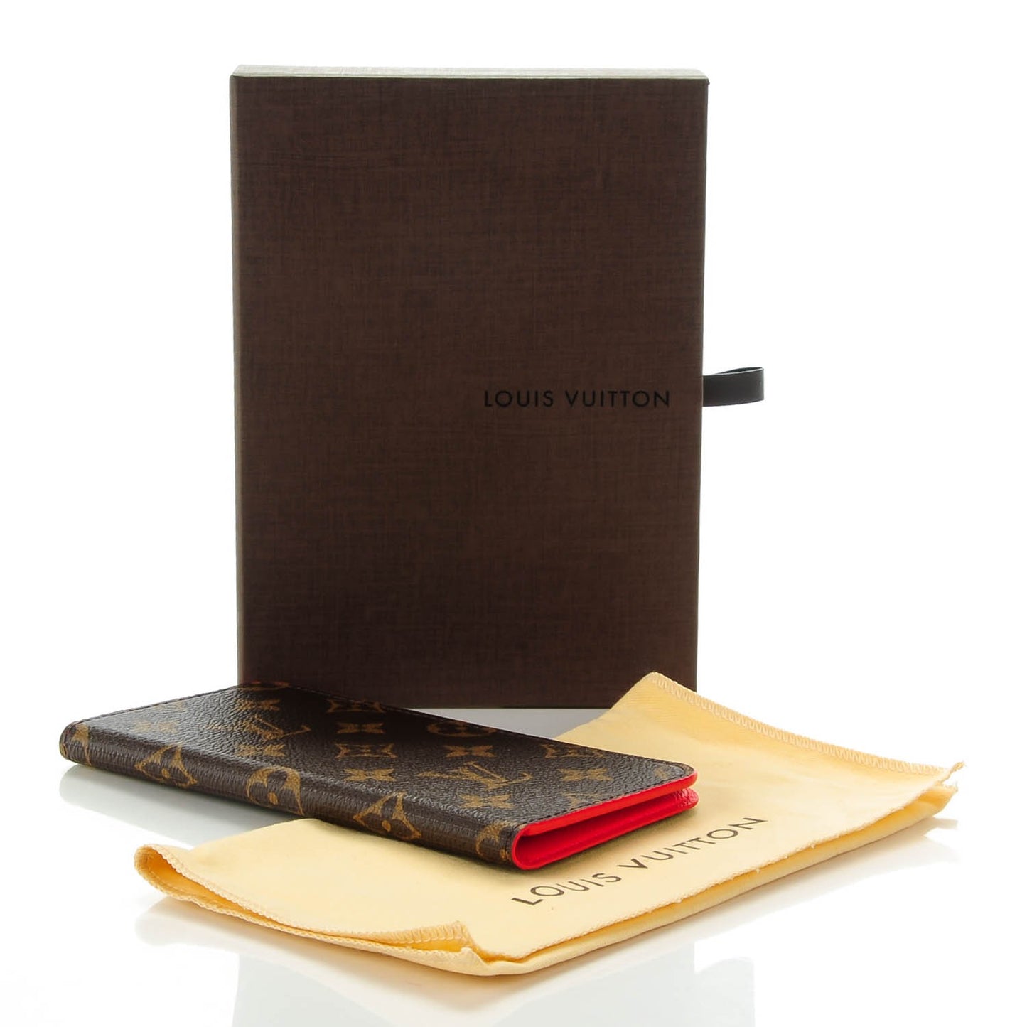 Monogram iPhone 6 Plus Folio Case Rouge