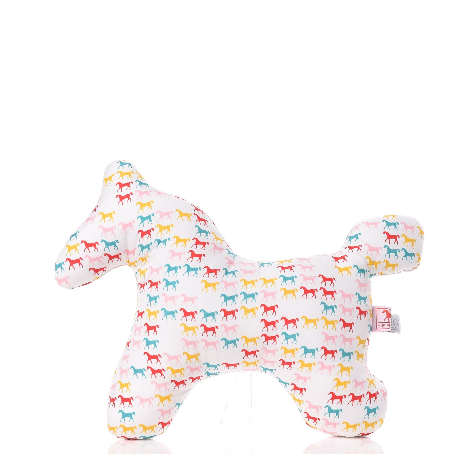 Hermes Cotton Large Plush Horse Toy White 4 of 7