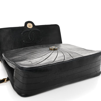 Chanel Lambskin Stitched Single Flap Black 13 of 14
