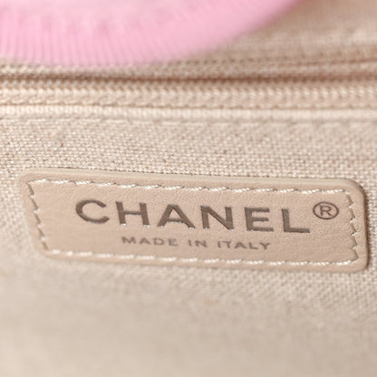 Chanel Mixed Fibers Small Deauville Tote Pink 7 of 13