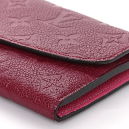 Louis Vuitton Empreinte Emilie Wallet Raisin 8 of 9