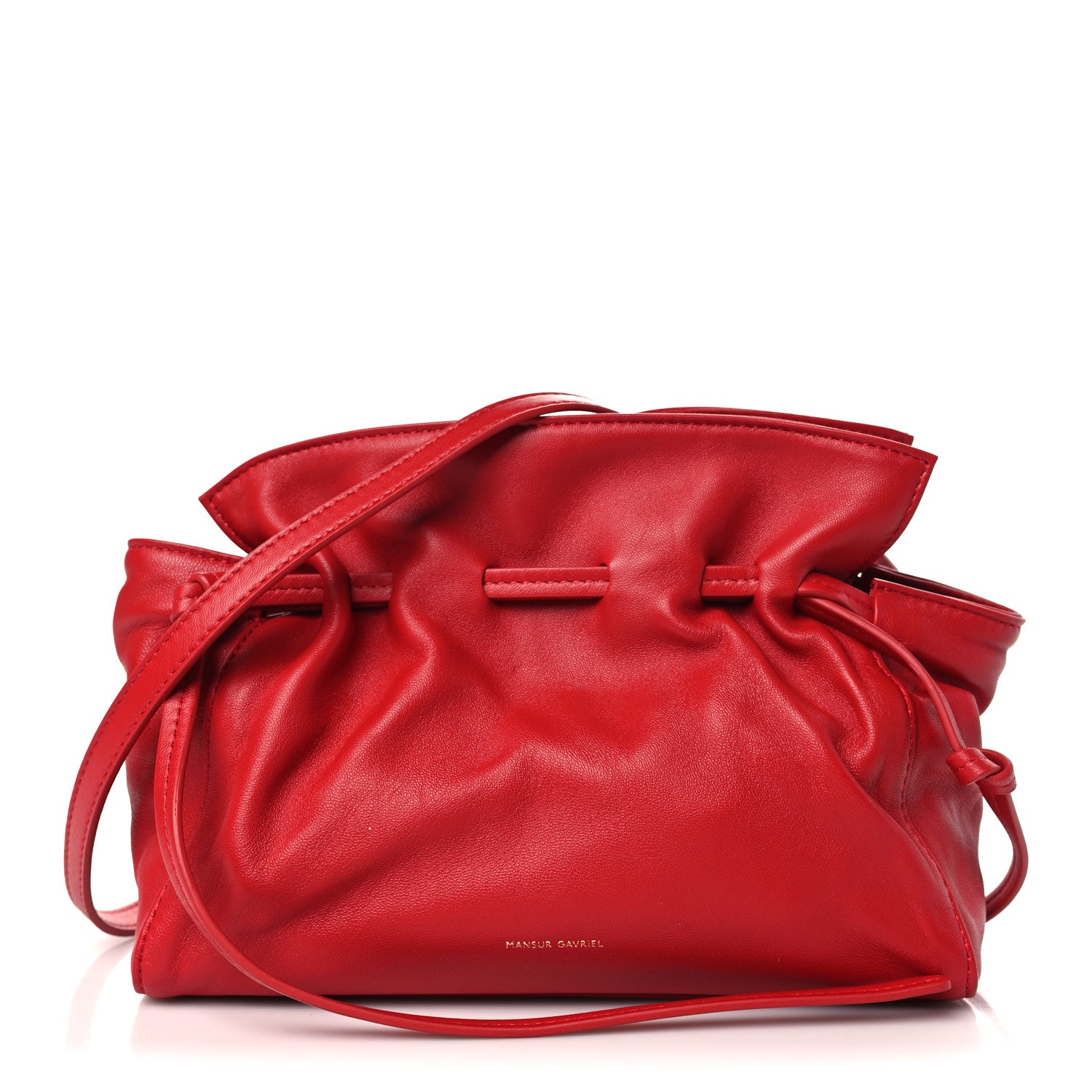 Mansur Gavriel Lambskin Protea Bag Flamma 1 of 8