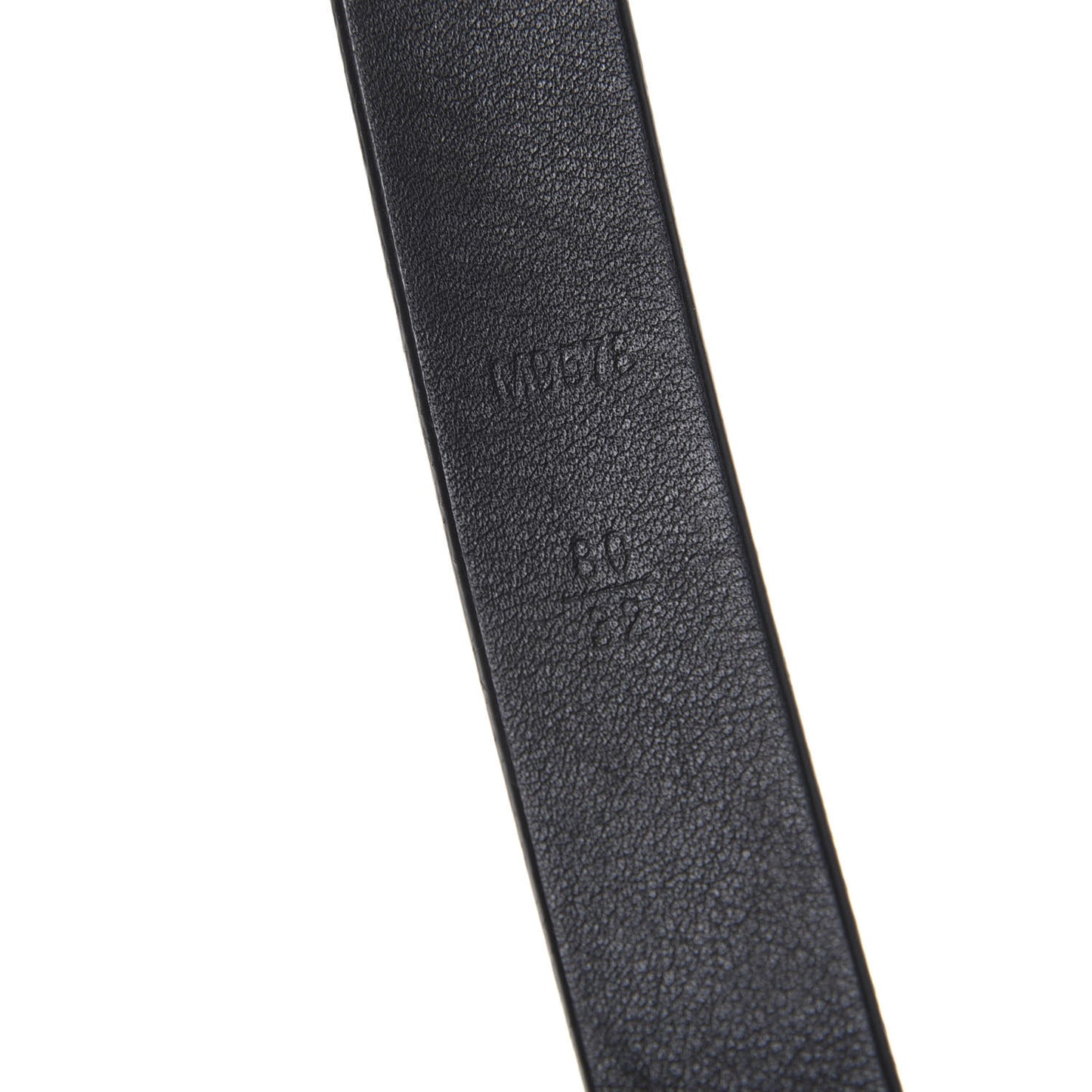Calfskin Embossed 20MM LV Initiales Belt 80 32 Black