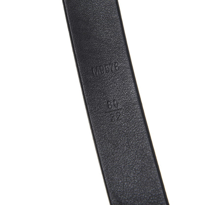 Louis Vuitton Calfskin Embossed 20MM LV Initiales Belt 80 32 Black 4 of 6
