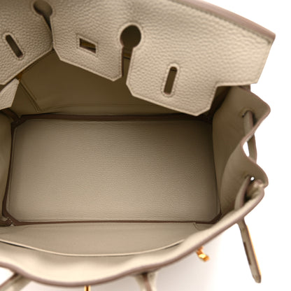 Hermes Togo Birkin 25 Beton 5 of 11