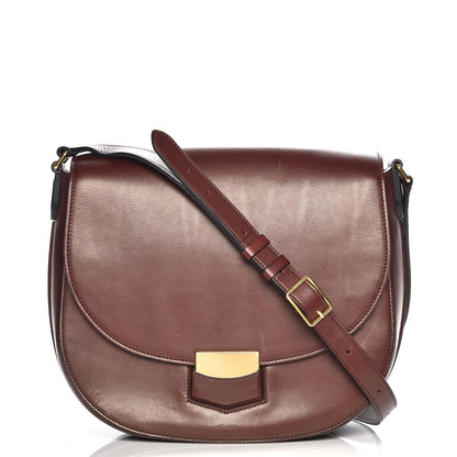 Celine Natural Calfskin Medium Trotteur Burgundy 1 of 7