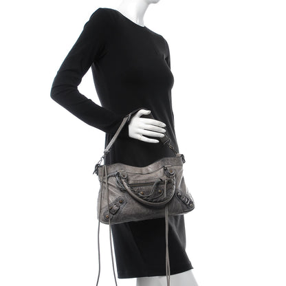 Balenciaga Agneau Rubber Covered Classic Hardware First Anthracite 2 of 21