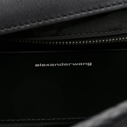 Alexander Wang Pebbled Lambskin Medium Ricco Flap Bag Black 6 of 9