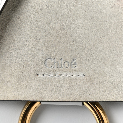 Chloe Suede Calfskin Mini Faye Bracelet Bag Airy Grey 11 of 12