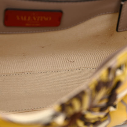 Valentino Garavani Nappa Suede Flower Embroidered Medium Candystud Crossbody Poudre Multicolor 10 of 14