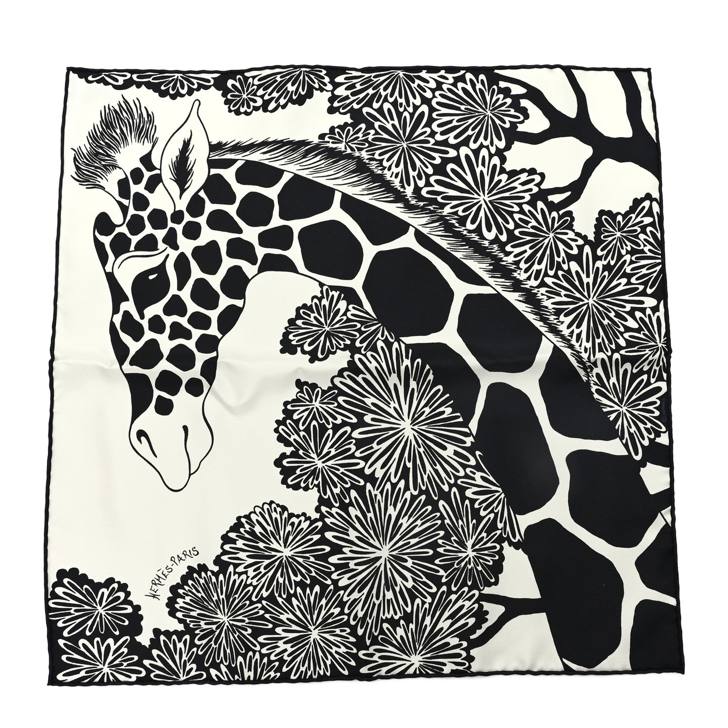 Silk The Three Graces Zoom Scarf 45 Blanc Casse Black