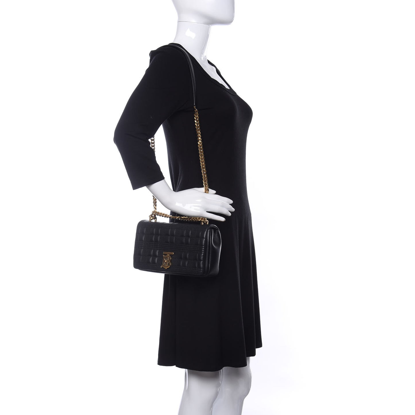 Lambskin Quilted Lola Bag Black