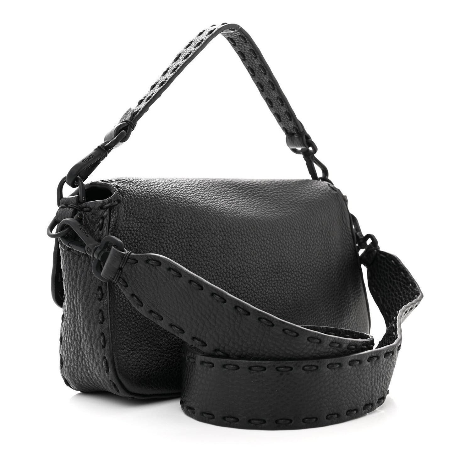 Cuoio Romano Selleria Baguette Black