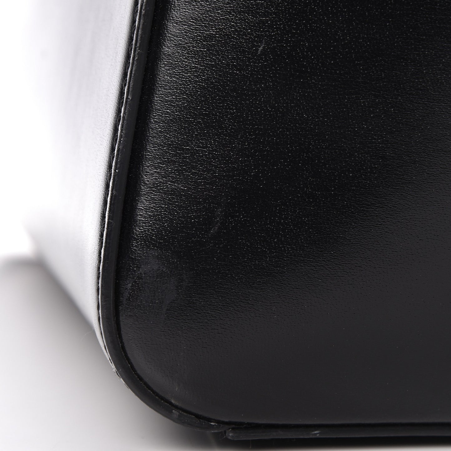 Shiny Lord Calfskin Small Antigona Black