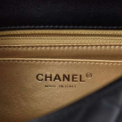 Chanel Lambskin Quilted Mini Rectangular Pearl Crush Flap Black 8 of 10