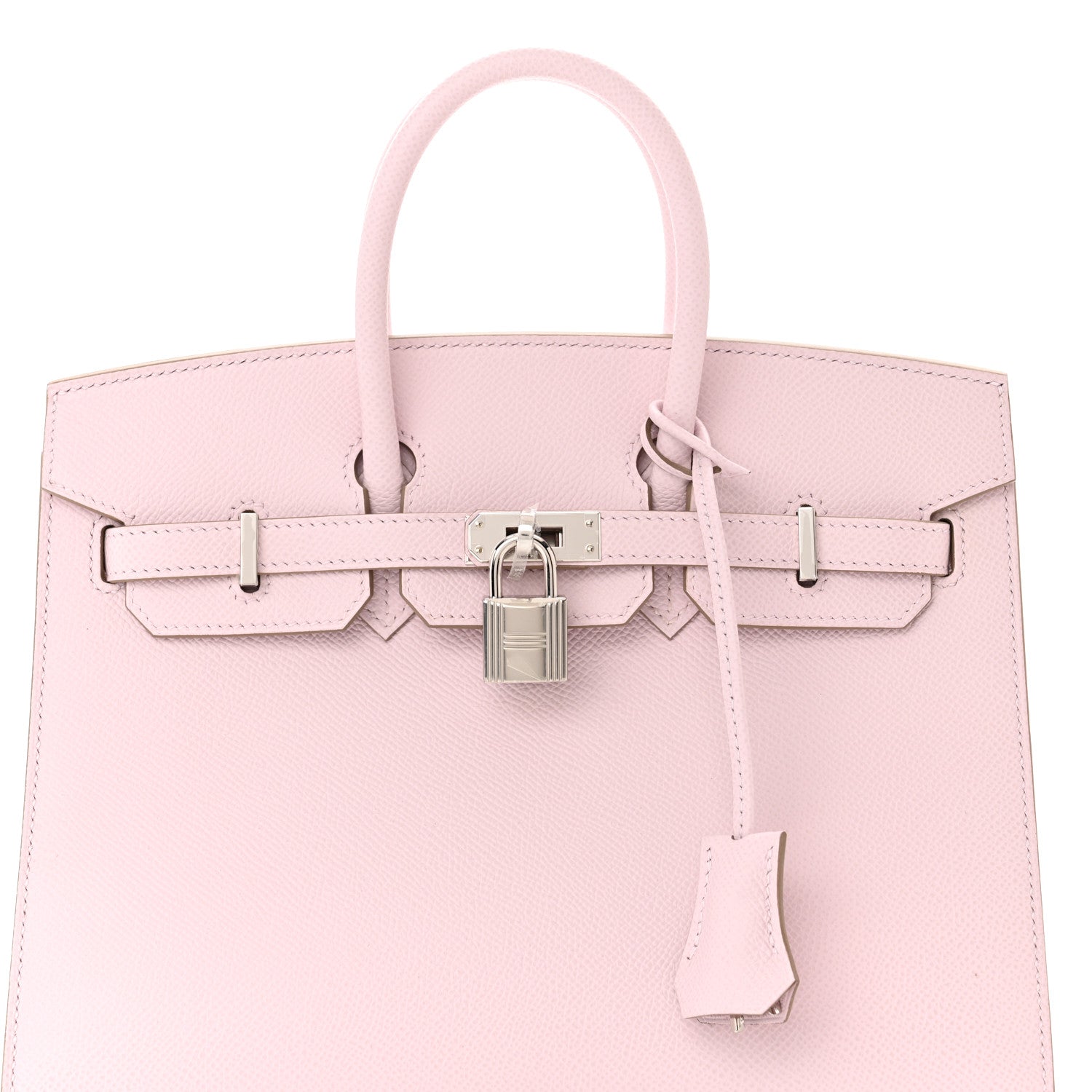 Hermes Epsom Birkin Sellier 25 Mauve Pale 8 of 11