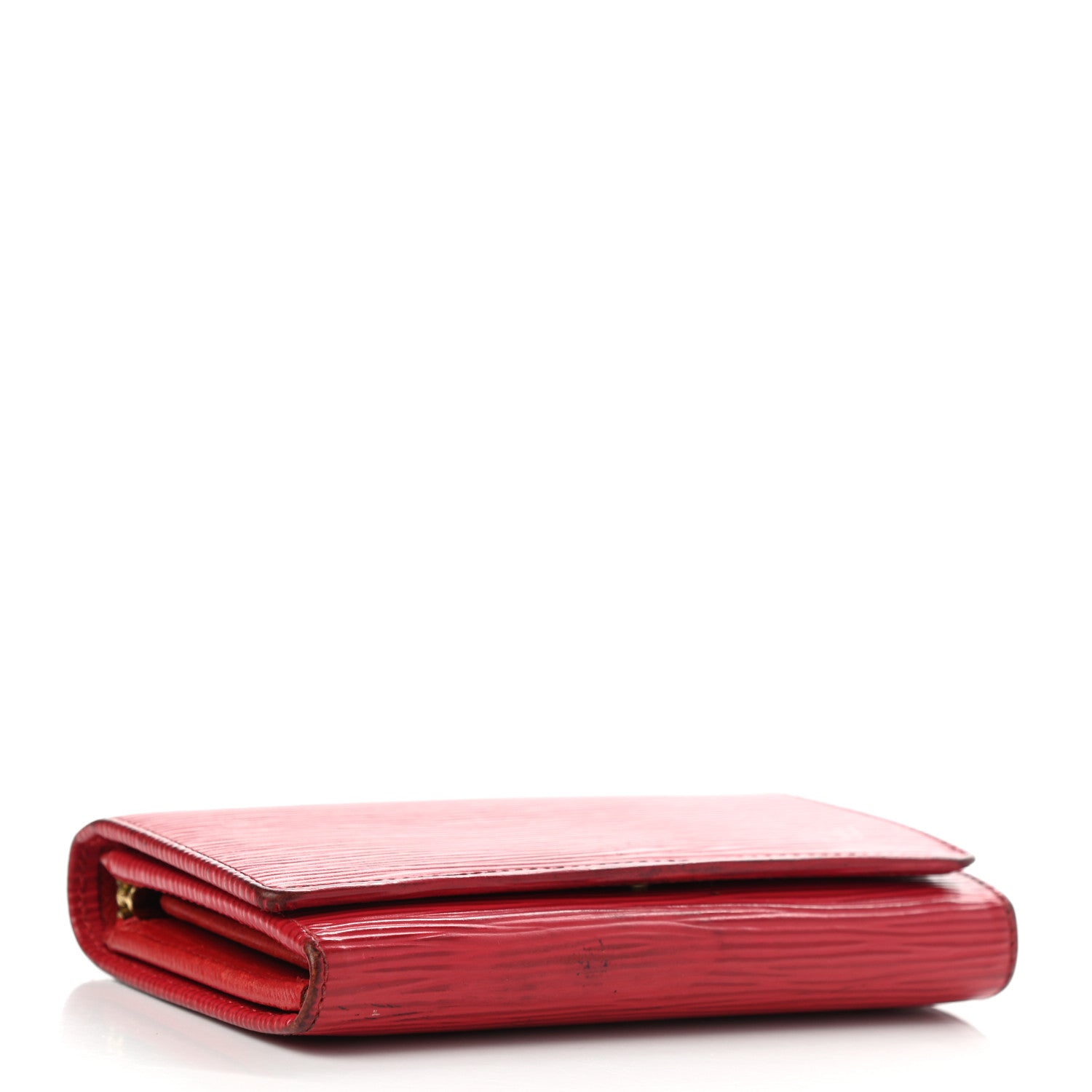 Louis Vuitton Epi Porte-Monnaie Billets Tresor Wallet Castillan Red 4 of 17