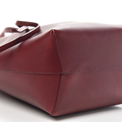 Mansur Gavriel Calfskin Mini Bucket Bag Burgundy 7 of 11