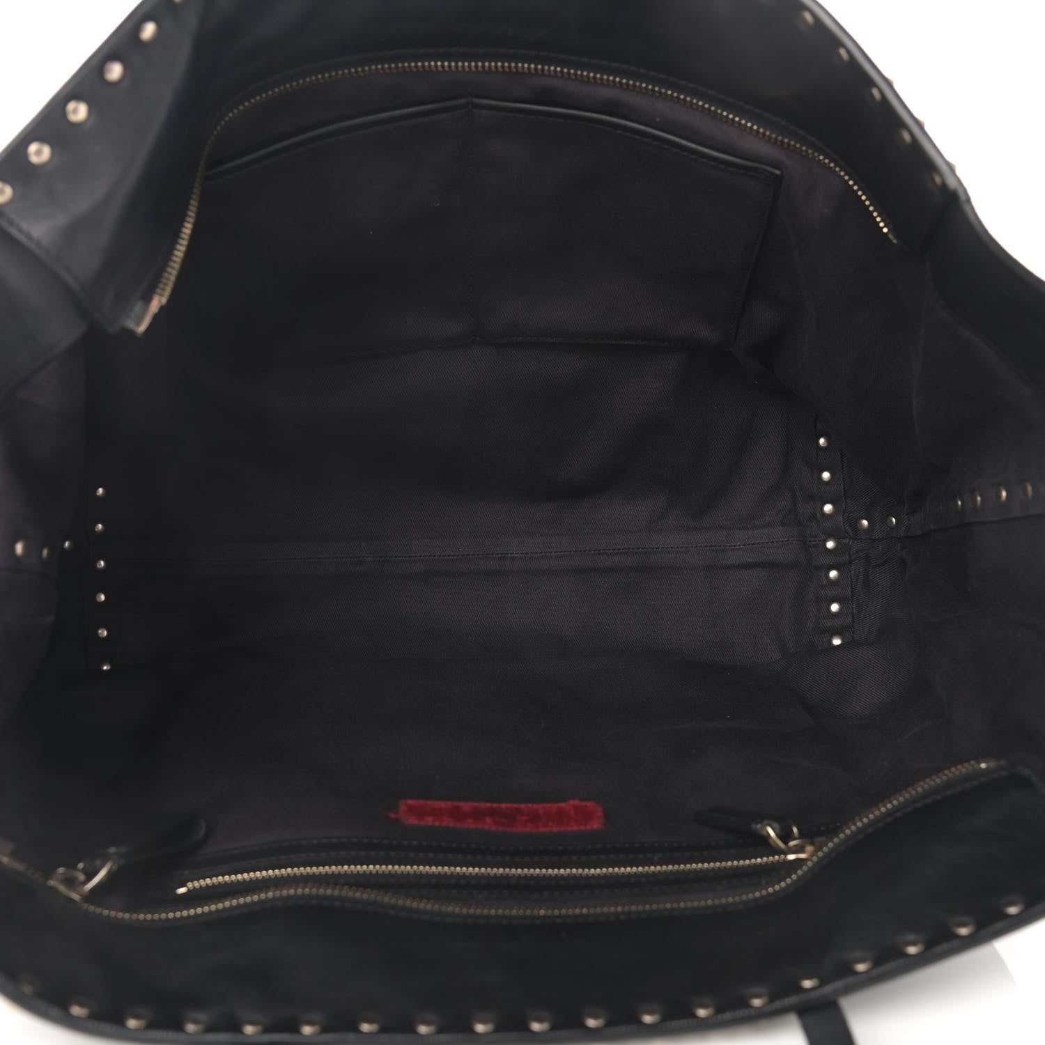 Valentino Garavani Vitello Rockstud Crossbody Tote Black 4 of 14