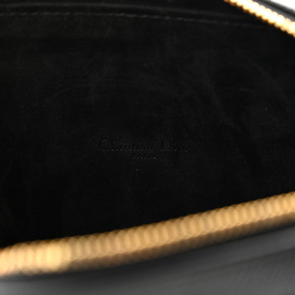 Christian Dior Grained Calfskin Caro Double Pouch Black 6 of 10