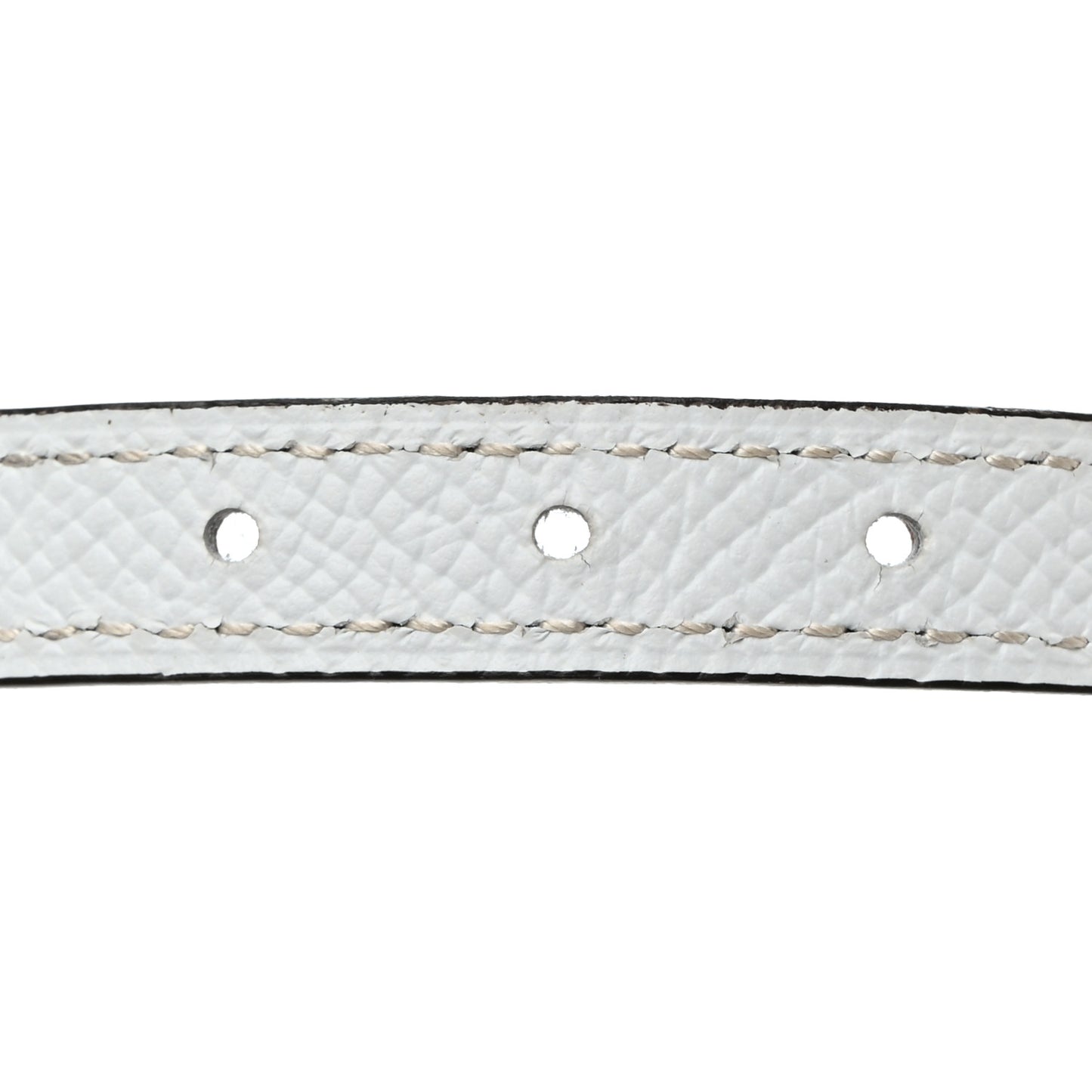 Epsom Swift 13mm Belt Strap 80 32 White Etoupe