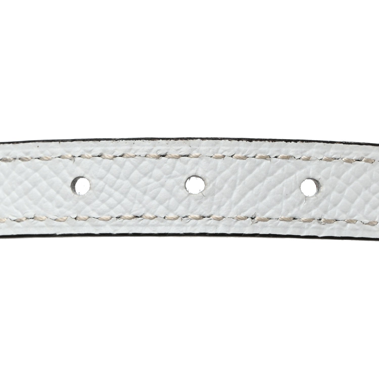 Hermes Epsom Swift 13mm Belt Strap 80 32 White Etoupe 5 of 8