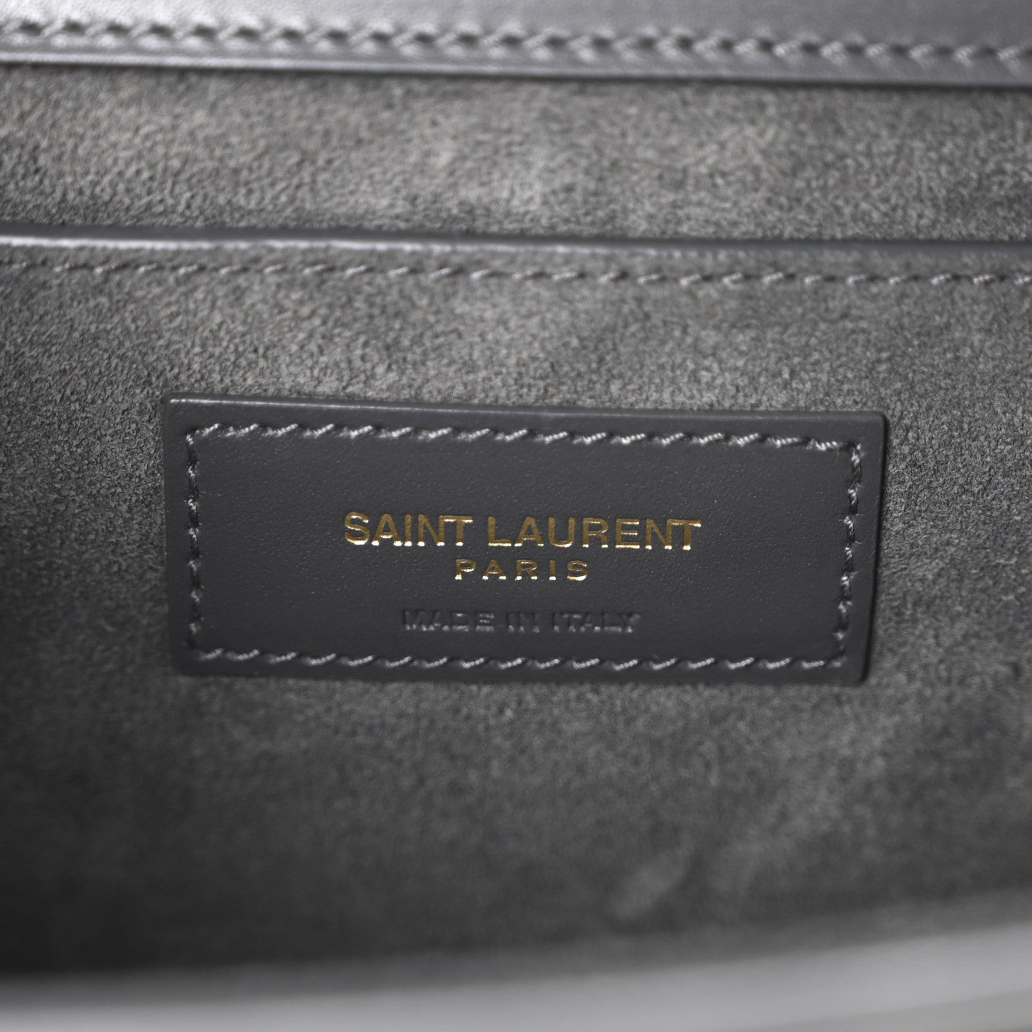 Saint Laurent Smooth Calfskin Medium Classic Monogram Kate Tassel Satchel Grey 6 of 9