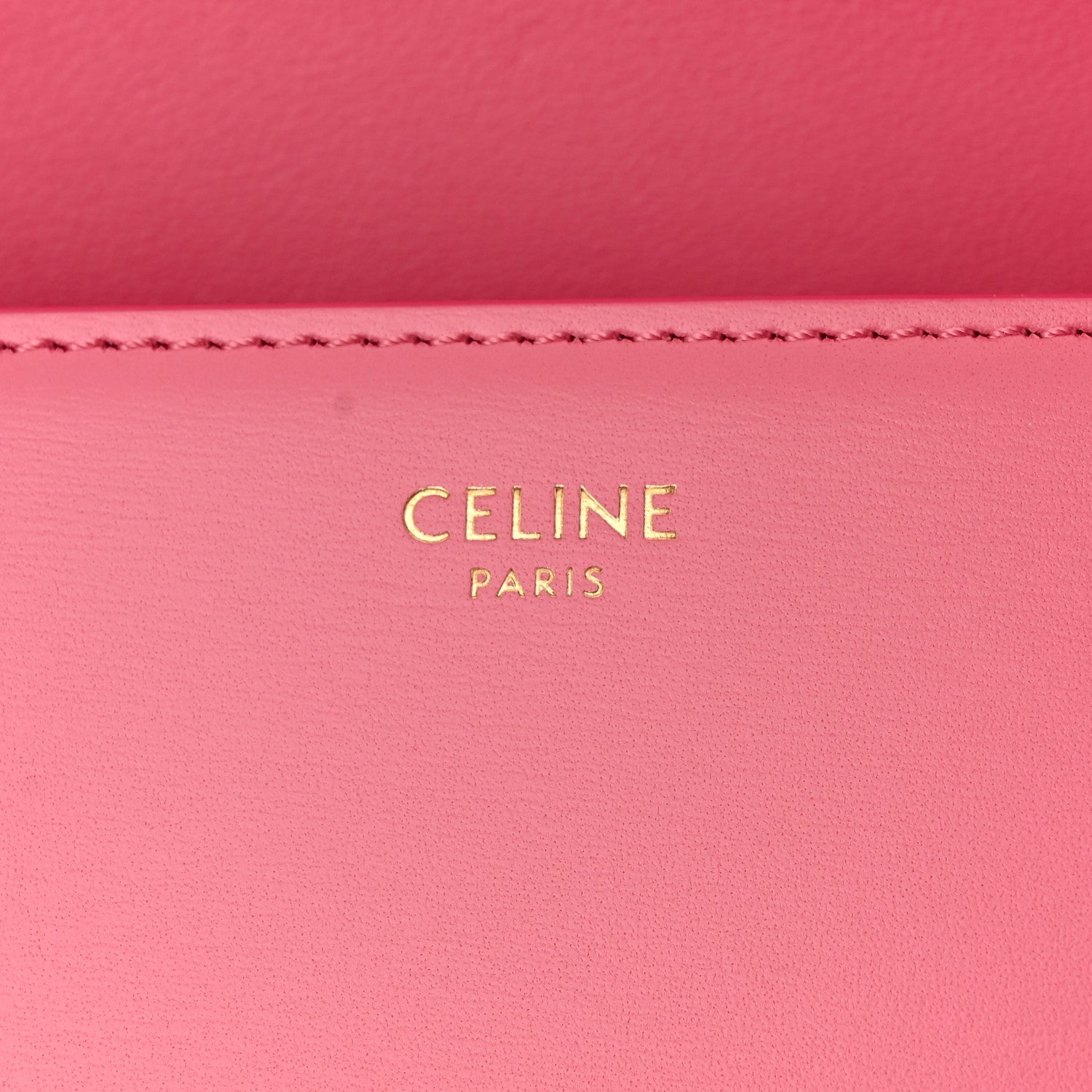 Celine Shiny Calfskin Triomphe Flamingo 6 of 10